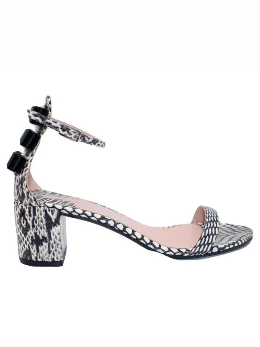 Salvatore Ferragamo Snakeskin Slingback Sandals w/Bow Detail Pumps Heels 8 B